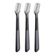 thumbnail image 2 of Cuchillo para cejas - Cuchillo para barba en paquete de 3 Negro, 2 of 4