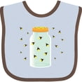 thumbnail image 3 of Inktastic Fireflies Summer Vacation Boys or Girls Baby Bib, 3 of 4