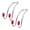 thumbnail image 1 of 2pcs Coche Reposacabezas Ganchos para Colgar Bolsas Organizador - Rojo Sunnimix gancho del reposacabezas del coche, 1 of 7