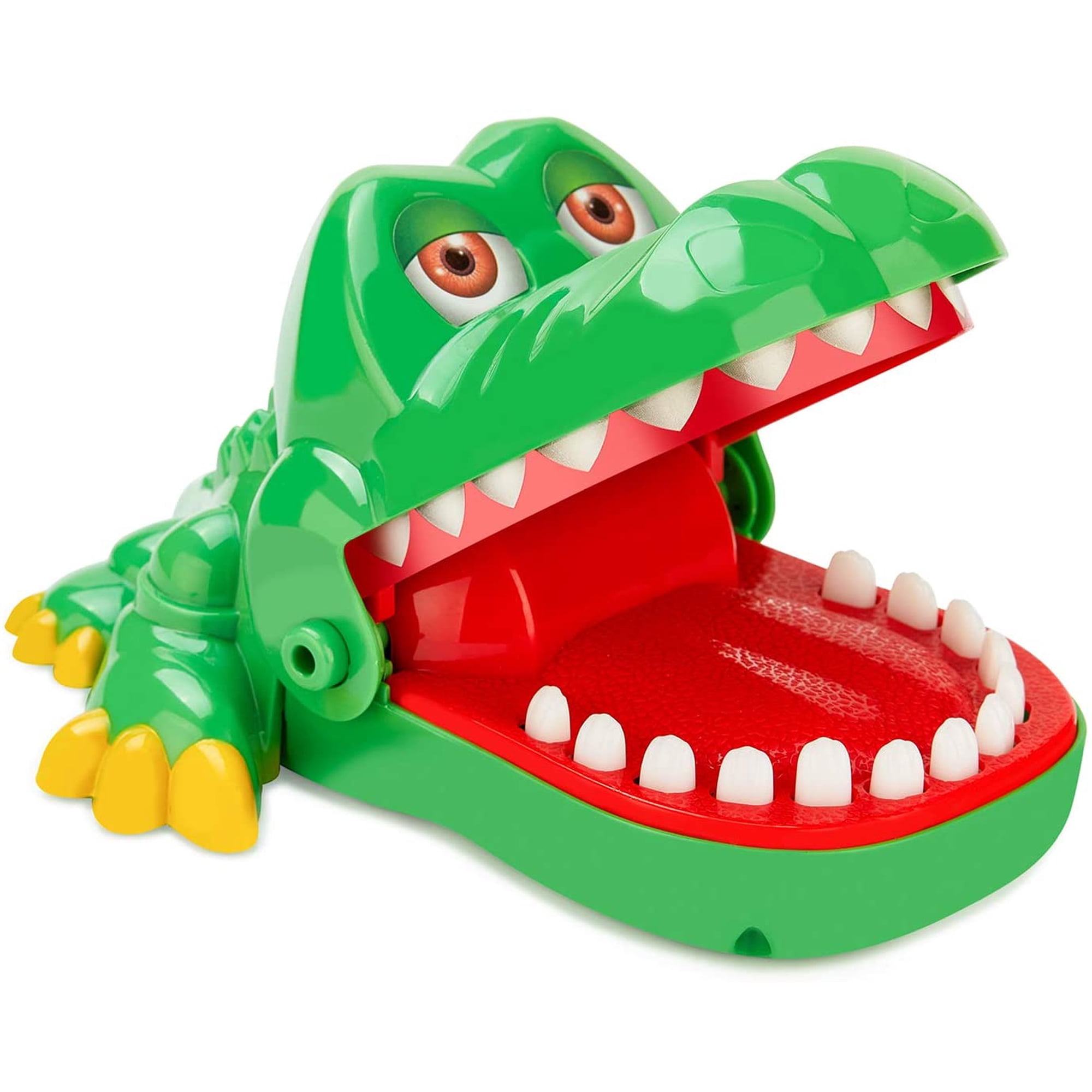 HoveeLuty Jouet à remonter Qui Claque, Dents à mâcher, Accessoires en Plastique Rouges avec Yeux pour fête, Cadeaux de Noël et d'halloween, Jouet de dentier mécanique, remonter Qui Claque, Dents