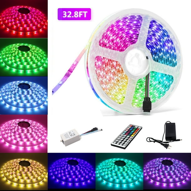 LED Strip Lights, 16.4ft RGB LED Light Strip 5050 300LED Waterproof
