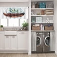 thumbnail image 5 of LALILO Kitchen Curtains and Valances Set of 3 36" Watercolor Window Treatment Tiers for Window Decor, 5 of 5