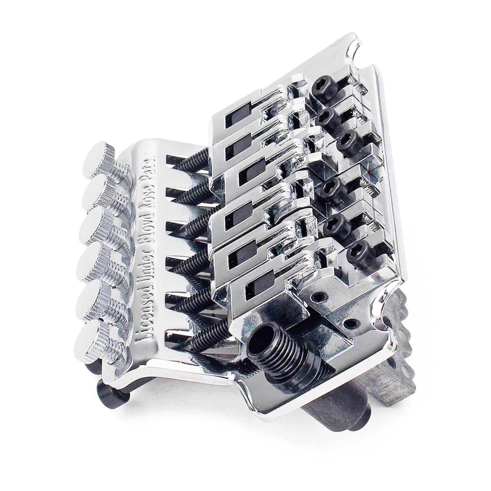 Double Locking Tremolo Bridge System Set For Electric , Chrome, Easy to Install