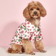 thumbnail image 2 of Adorable Dog T-shirt - Lapel Collar - Button Closure - Watermelon Print - Summer Blouse - Pet Supplies, 2 of 8