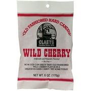 Claeys Wild Cherry Candy, 6 oz (Pack of 24)