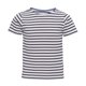 thumbnail image 1 of Asquith & Fox - Camiseta de manga corta modelo Mariniere Coastal para ni?os (Blanco/Azul marino) Asquith & Fox UTRW6032_whitenavy, 1 of 3