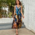 thumbnail image 5 of Wildflowers Butterfly Sleeveless Dress Woman Fashion Long Dresses Women's Summer Suit Dress 2025, 5 of 7
