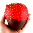 thumbnail image 5 of Jumbo Strawberry Squishy Toy 2-Pack–Slow Rising Scented Stress Relief Toys,Giant Food Squishies for Kids & Adults,Realistic Kawaii PU Squeeze Toys,Birthday Party Favors,4.5 Inches Each, 5 of 5