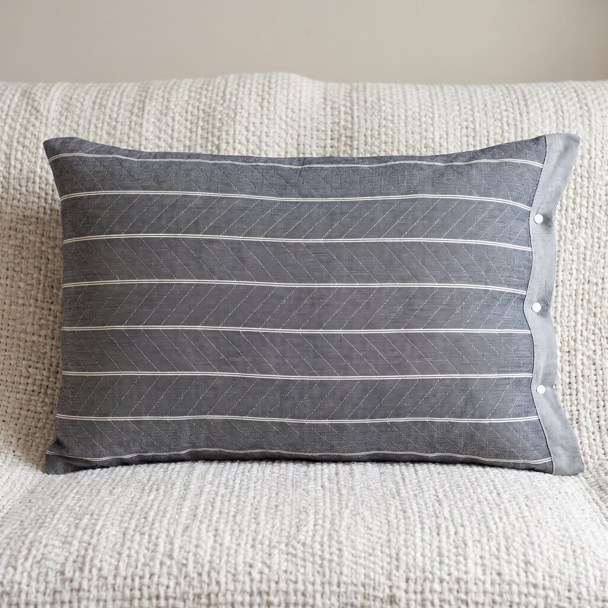 Unique Bargains 2 Pack Cotton Pillowcase Cooling Envelope Closure Wrinkle Resistant Queen Black