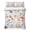 Red Blue Yellow, variant on Queen Quilt Set 90''x96'', Grey Ombre Lightweight Bedspread Coverlet Set with 2 Pillow Shams, Fall Forest Black Abstract Art Harvest Burlap Breathable All Season Quilt Bedding for Bedroom/Guest Room