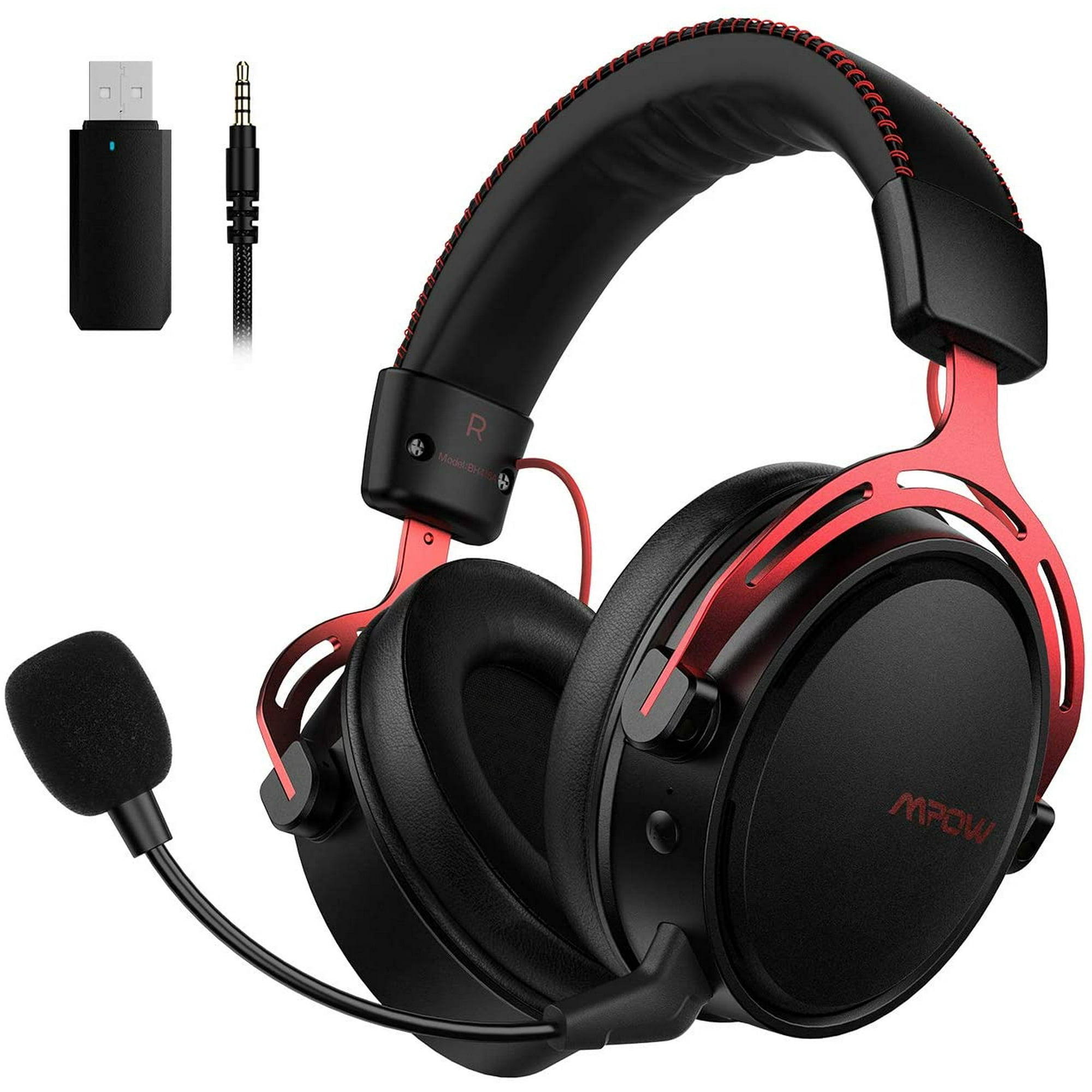 Plaske ødelagte Indflydelsesrig Mpow Air 2.4G Wireless Gaming Headset for PS4/PC Computer Headset with Dual  Chamber Driver,17-Hour of Wireless Use(Wired Optional), Detachable Noise  Cancelling Mic, Bass, Over-Ear Gaming Headphones | Walmart Canada