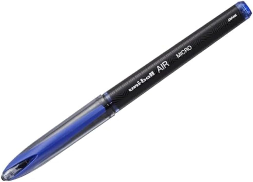uniball Air Porous Point Pens, Medium Point (0.7mm), Blue, 12 Pack