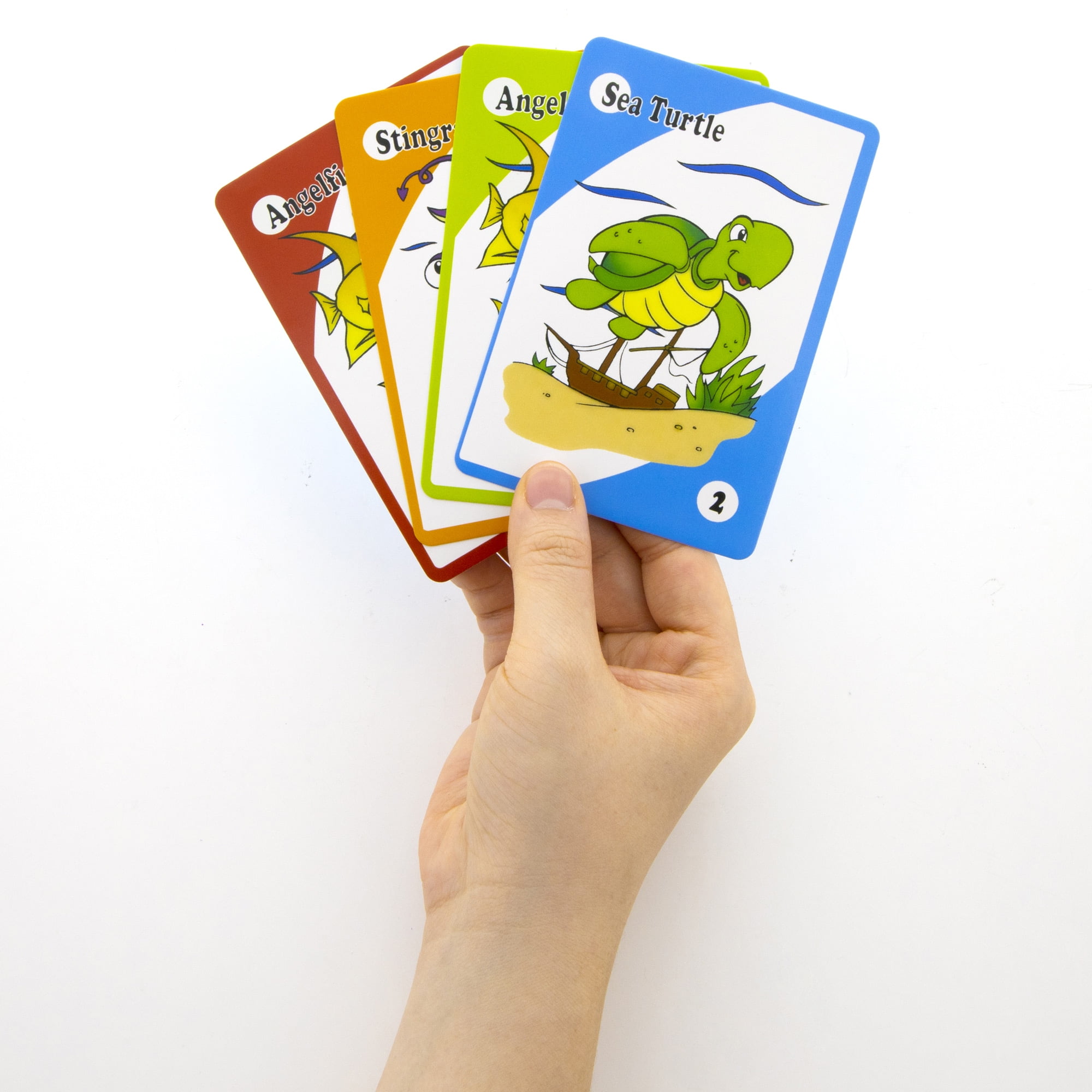 BAZIC Cards Game Go Fish, Monster Match, Old Maid, Crazy 8's (36/Pack), 24-Packs