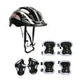 thumbnail image 1 of Casco de bicicleta para niños, casco de patinaje para ciclismo, patinaje sobre ruedas, deportes múltiples Negro, 1 of 8