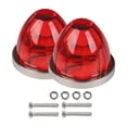 thumbnail image 2 of 2 luces LED de señalización lateral, luz de gálibo, práctica y de fácil instalación, accesorios de lámpara de advertencia para remolque de RV Rojo, 2 of 8