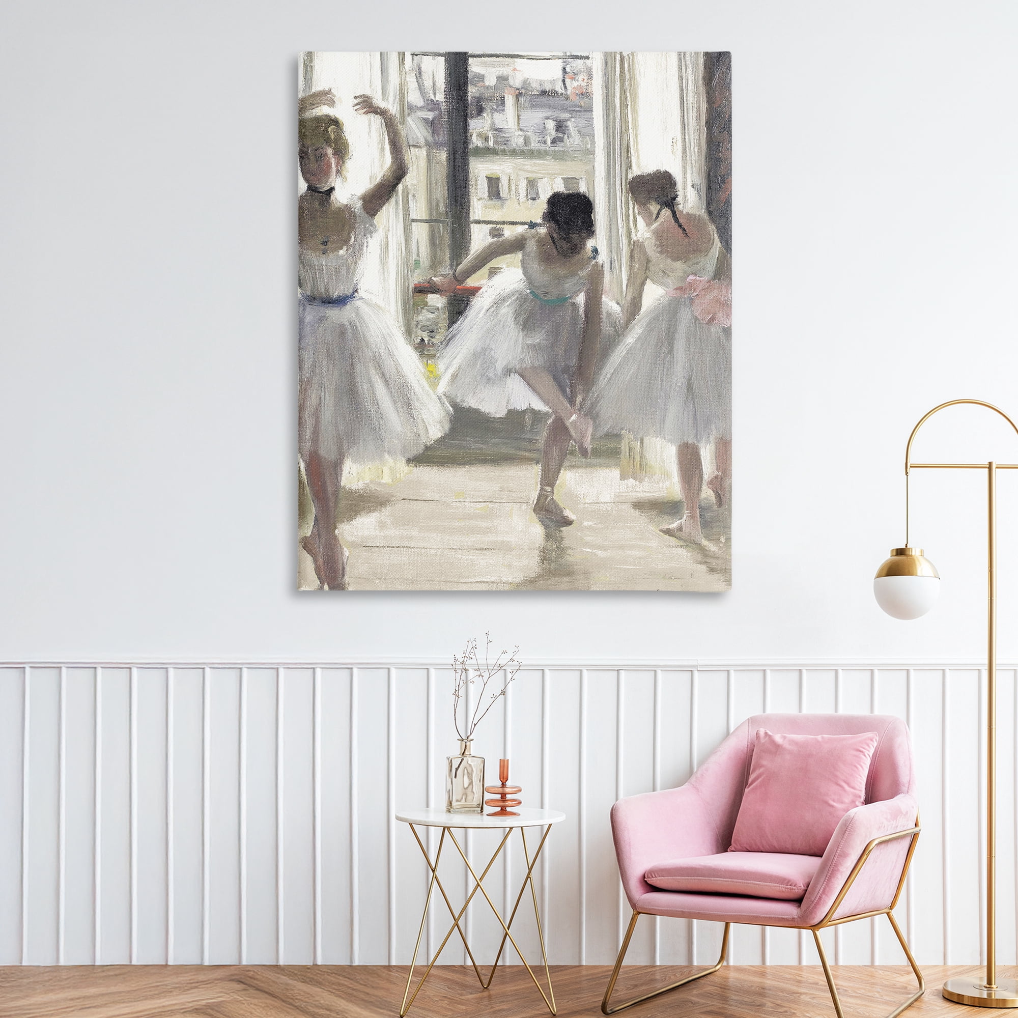 Stupell Industries Ballet Class In Practice Canvas Wall Art, design by Leah Straatsma
