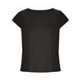thumbnail image 3 of Jalioing Womens Cotton Linen T-Shirt Summer Short Sleeve Top Tees Casual Crew Neck Beach Shirt, 3 of 5