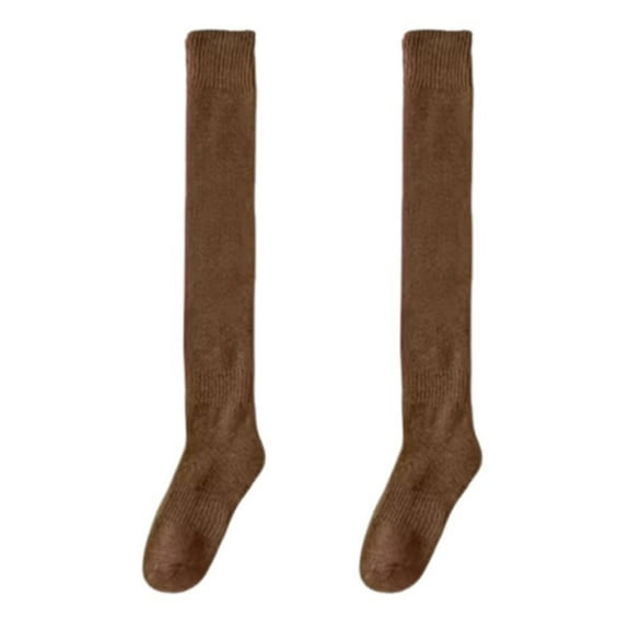 Dbuoem Women Thigh High Socks Winter Warm Over The Knee Socks Extra Long Knitted Boot Stockings Thick Leg Warmers