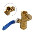 thumbnail image 4 of 1/2" BSP Equal Female Thread Brass Y Type Strainer Filter Ball Valve, 4 of 13