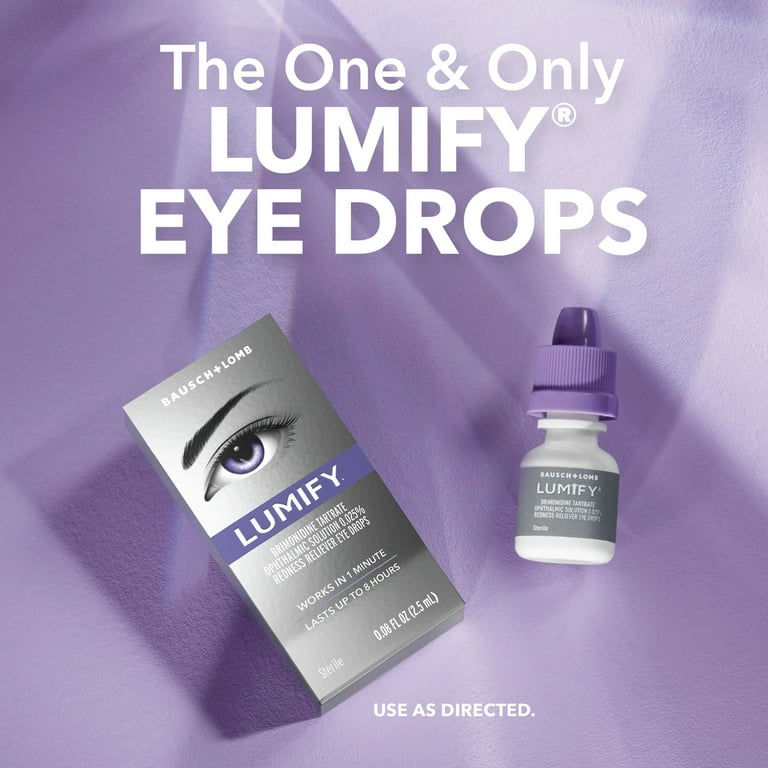 LUMIFY Eye Drops for Redness Relief and Whiter and Brighter