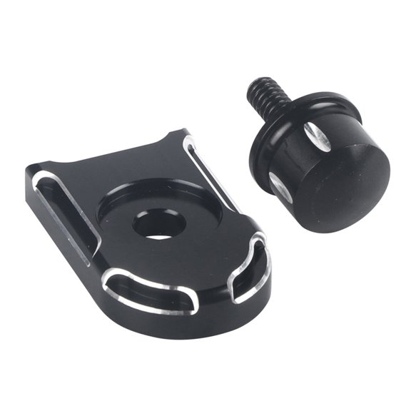 Black Motorcycle Seat Cover Bolt Mount install accessory kit