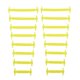 thumbnail image 1 of para y Adultos. Cordones elásticos de silicona para zapatos para reemplazar de . 16 cordones planos de silicona Amarillo, 1 of 9