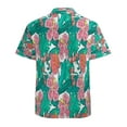 thumbnail image 3 of High Quality Hawaiian Shirts for Men Short Sleeve Aloha Beach Shirt Floral Summer Casual Button Down Shirts Blouses PCU8XQ, 3 of 7