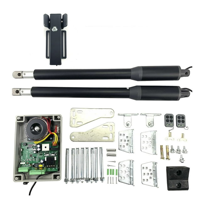 Swing Gate Actuator Door Opener Gate Opener Home Gate 150DC. Signal Lamp, Photocells Included Remote Control For Gate ,Easy to Install