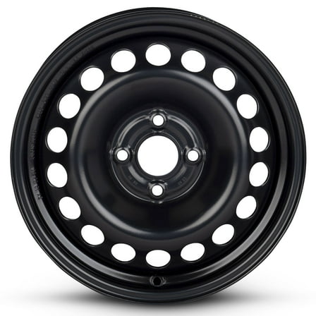 For 2007-2010 Pontiac G5 15 Inch Painted Black Rim - OE Direct Replacement - Road Ready Car Wheel
