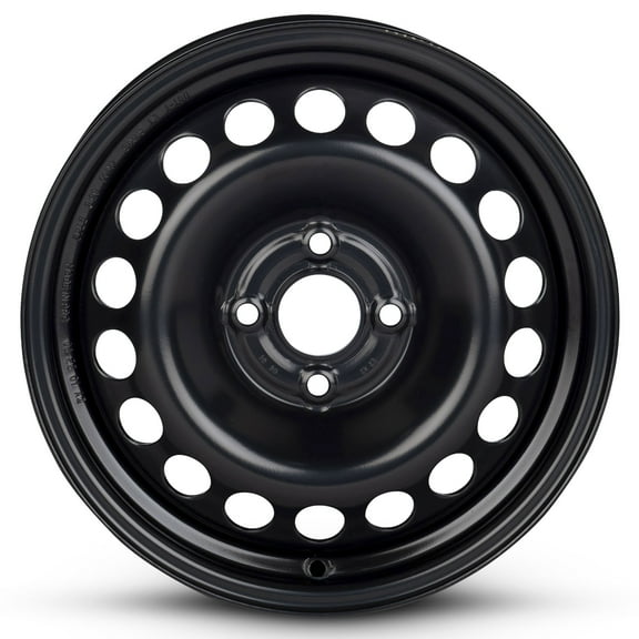 For 2011-2021 Chevrolet Spark 15 Inch Painted Black Rim - OE Direct Replacement - Road Ready Car Wheel