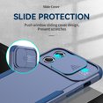 thumbnail image 2 of SaniMore for iPhone 13 Pro (6.1" 2021) Case, [Sliding Camera Window] Wireless Charging Shockproof Drop Resistant Hybird PC TPU Anti-slip Heavy Duty Protective Shell for iPhone 13 Pro, Navy Blue, 2 of 7
