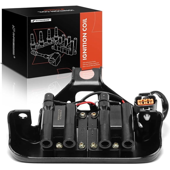 A-Premium Engine Ignition Coil Packs Compatible with Mazda Miata 1990 1992 1993 L4 1.6L