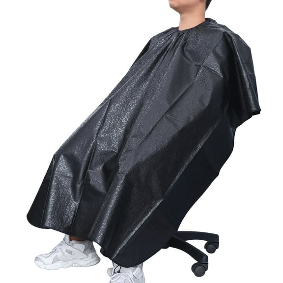 HEMOTON Barber Salon Haircut Cape Apron Black Hairdressing Cloth for