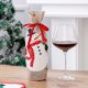 thumbnail image 3 of Arpillera navideña Anciano Muñeco de nieve Juego de vino tinto Mesa Bolsa para botellas de vino Bolsa para vino tinto Otros productos Decoraciones navideñas para exteriores, 3 of 3