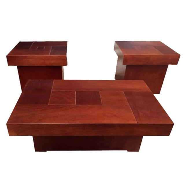 Juego de Mesas Kessa Muebles Oristano Tabaco