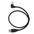 thumbnail image 2 of QIILU Right Angle Cable,USB‑A To USB‑B Male Conversion Cable Cord Right Angle Connection Adapter Cable 0.5m Black,USB‑A To USB‑B Adapter Cable, 2 of 8