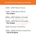 thumbnail image 2 of MAX Advanced Brakes - Brake Kit For 2005-2009 Buick Allure / LaCrosse| Carbon Ceramic Brake Pad and Rotor Kit Front and Rear| Cross-Drilled Brake Rotors, 2 of 9