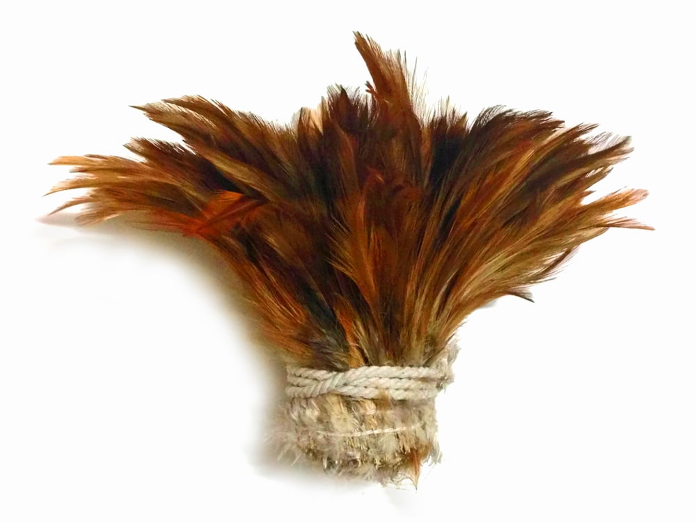 Download 4 Inch Strip - Natural Red Strung Rooster Neck Hackle ...