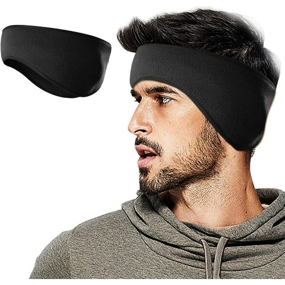 Winter Fleece Ear Warmers Muffs Headband for Men Women Kids Ski Running Cycling