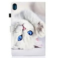 thumbnail image 5 of iPad 10th Generation Case 10.9 Inch 2022, TECH CIRCLE Multi-Angle Viewing Lightweight Folio Stand Smart Protective Cover Auto Sleep/Wake for Apple iPad 10th Generation Case iPad 10.9 Inch,White Cat, 5 of 8