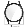 thumbnail image 5 of husxh Soft TPU Soft Bumper All-Around Shell Screen Protector Protective Bumper Cover Case Shockproof Protective Shell Case Cover Anti-scratch for Samsung Galaxy Watch 7 40mm/44mm Accessories, 5 of 9