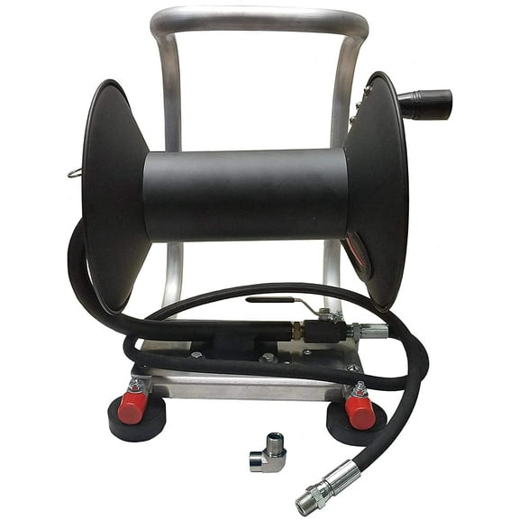 Power Washer Hose Reel Kit for 200 FT of 3/8” Pressure Washer Hose, 4000 PSI