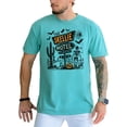 thumbnail image 2 of The Skellie Motel Halloween Shirt for Men & Women Unisex Spooky Skeleton Graphic Tee Seafoam Shirt Adult Large, 2 of 4