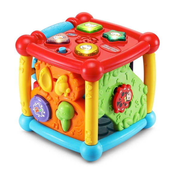 VTech Baby Cube d'éveil - Jouets éducatifs pour bébés et tout-petits - Version anglaise