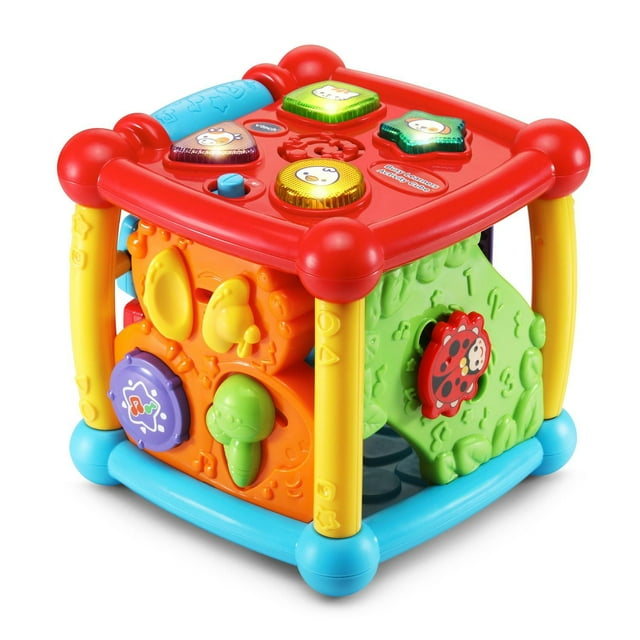 VTech Baby Cube d'éveil - Jouets éducatifs pour bébés et tout-petits - Version anglaise
