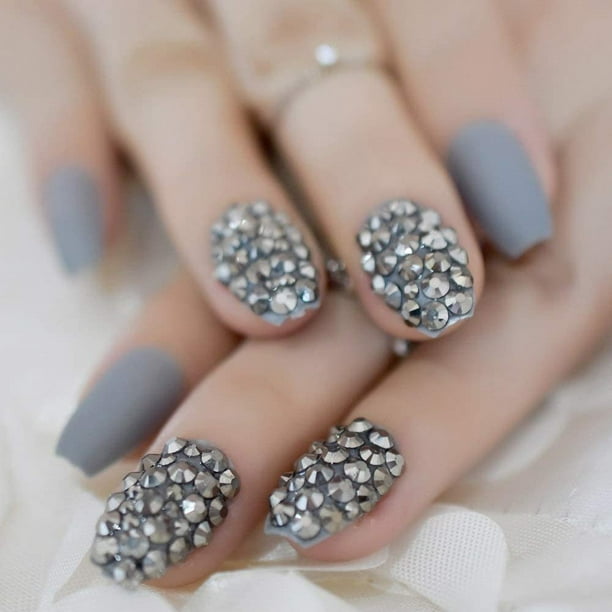 9+ Grey Nail Designs