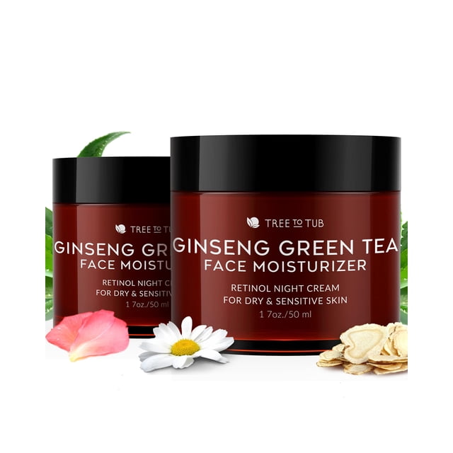 Crema hidratante Tree to Tub, retinol, antienvejecimiento, rostro y piel seca