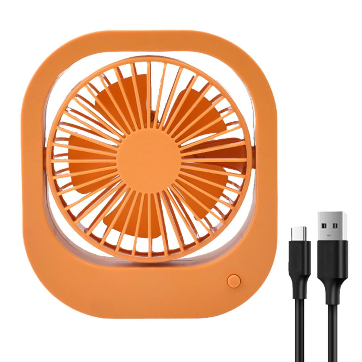 Famure Mini USB Desk Fan 2 Speeds Portable Desktop Table Cooling Fan