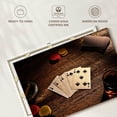 thumbnail image 6 of Elephant Stock Straight Flush Poker Wall Art - Horizontal Canvas Wall Art - Mancave Wall Decor - Hobbies And Lifestyle Canvas - Black And Brown Decor - 12" x 8", 6 of 8
