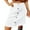 White, variant on Sngxgn Skirts for Women Crossover High Waisted Ruffle Layered Skort Skirts(White,L)